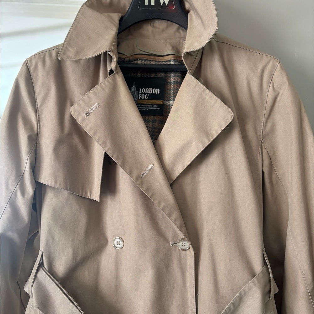 London Fog Women's Tan Trench Coat